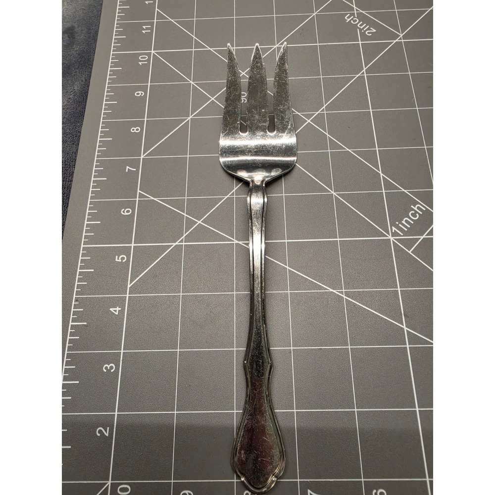 Pfaltzgraff Stainless Steel Cold Meat Serving Fork 3-Tine 8.25 Inch Silver
